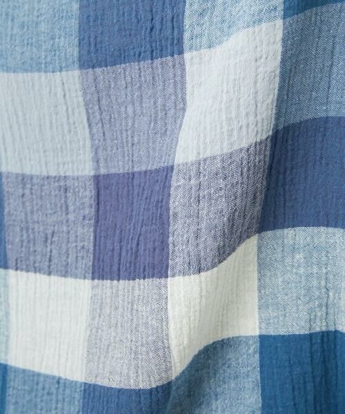 GIANNI LO GIUDICE / ジャンニ・ロ・ジュディチェ シャツ・ブラウス | [洗える]コットンリネンブロックチェックブラウス | 詳細8
