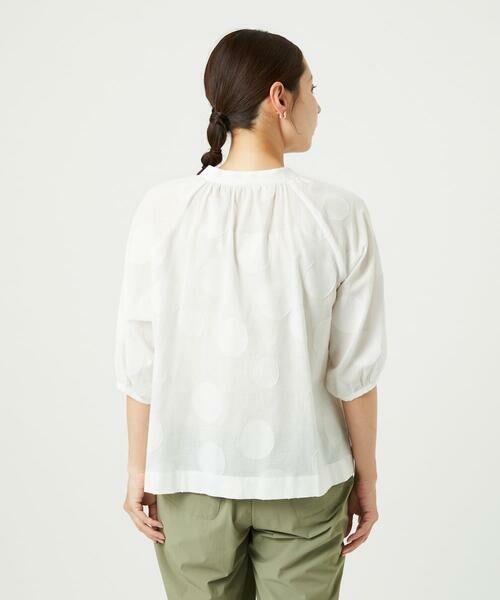 GIANNI LO GIUDICE / ジャンニ・ロ・ジュディチェ シャツ・ブラウス | [洗える]ドットジャガードシャツブラウス | 詳細18