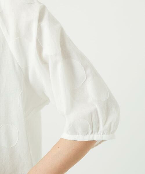 GIANNI LO GIUDICE / ジャンニ・ロ・ジュディチェ シャツ・ブラウス | [洗える]ドットジャガードシャツブラウス | 詳細19