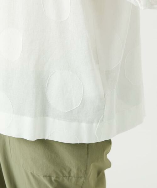 GIANNI LO GIUDICE / ジャンニ・ロ・ジュディチェ シャツ・ブラウス | [洗える]ドットジャガードシャツブラウス | 詳細20