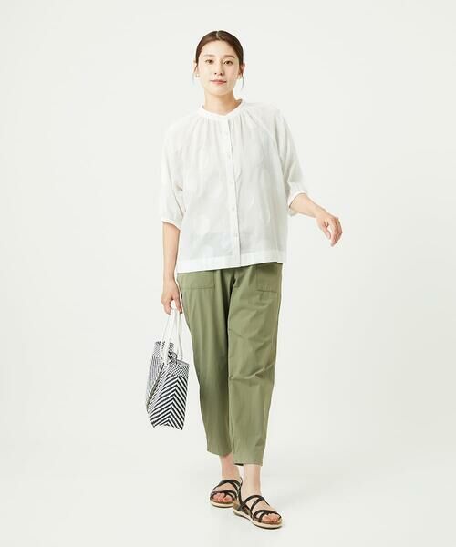 GIANNI LO GIUDICE / ジャンニ・ロ・ジュディチェ シャツ・ブラウス | [洗える]ドットジャガードシャツブラウス | 詳細23