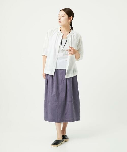 GIANNI LO GIUDICE / ジャンニ・ロ・ジュディチェ シャツ・ブラウス | [洗える]ドットジャガードシャツブラウス | 詳細25