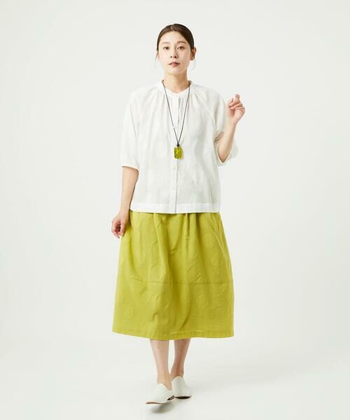 GIANNI LO GIUDICE / ジャンニ・ロ・ジュディチェ シャツ・ブラウス | [洗える]ドットジャガードシャツブラウス | 詳細28