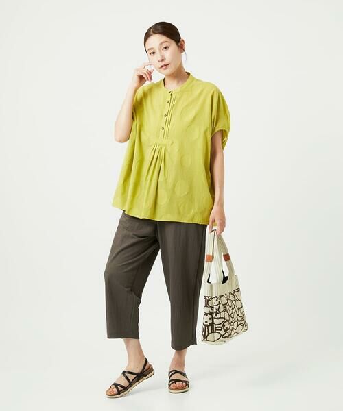 GIANNI LO GIUDICE / ジャンニ・ロ・ジュディチェ シャツ・ブラウス | [洗える]ドットジャガードオーバーブラウス | 詳細4