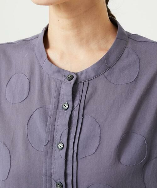 GIANNI LO GIUDICE / ジャンニ・ロ・ジュディチェ シャツ・ブラウス | [洗える]ドットジャガードオーバーブラウス | 詳細13