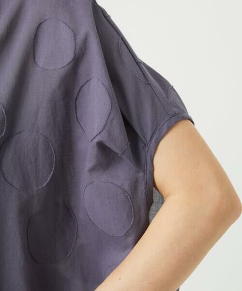 GIANNI LO GIUDICE / ジャンニ・ロ・ジュディチェ シャツ・ブラウス | [洗える]ドットジャガードオーバーブラウス | 詳細14