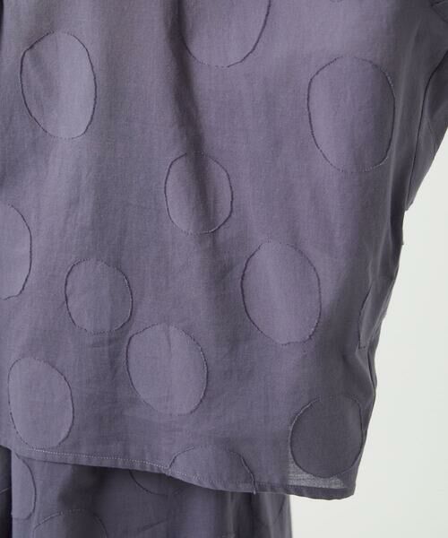 GIANNI LO GIUDICE / ジャンニ・ロ・ジュディチェ シャツ・ブラウス | [洗える]ドットジャガードオーバーブラウス | 詳細15