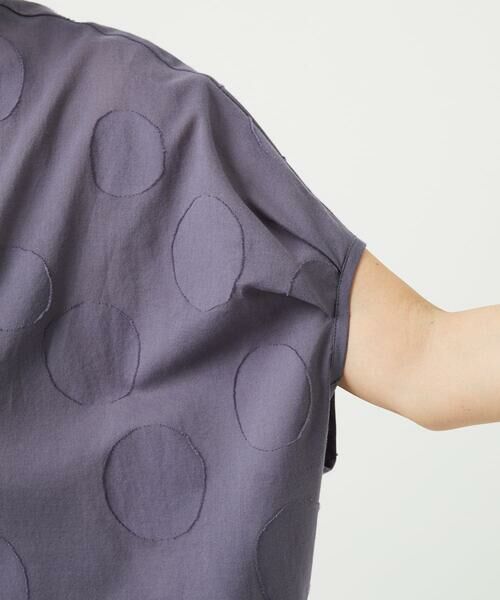 GIANNI LO GIUDICE / ジャンニ・ロ・ジュディチェ シャツ・ブラウス | [洗える]ドットジャガードオーバーブラウス | 詳細18