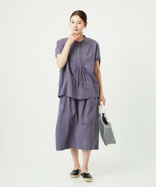 GIANNI LO GIUDICE / ジャンニ・ロ・ジュディチェ シャツ・ブラウス | [洗える]ドットジャガードオーバーブラウス | 詳細21