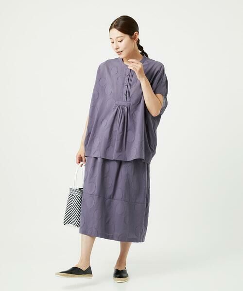 GIANNI LO GIUDICE / ジャンニ・ロ・ジュディチェ シャツ・ブラウス | [洗える]ドットジャガードオーバーブラウス | 詳細22