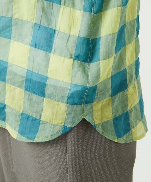 GIANNI LO GIUDICE / ジャンニ・ロ・ジュディチェ シャツ・ブラウス | [洗える]シャーリングチェックシャツブラウス | 詳細11