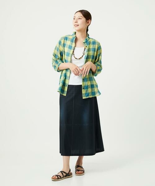 GIANNI LO GIUDICE / ジャンニ・ロ・ジュディチェ シャツ・ブラウス | [洗える]シャーリングチェックシャツブラウス | 詳細16