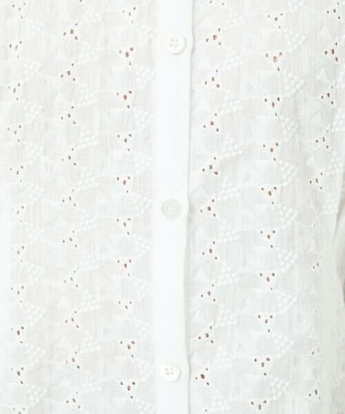 GIANNI LO GIUDICE / ジャンニ・ロ・ジュディチェ シャツ・ブラウス | [洗える]トライアングルレースブラウス | 詳細19