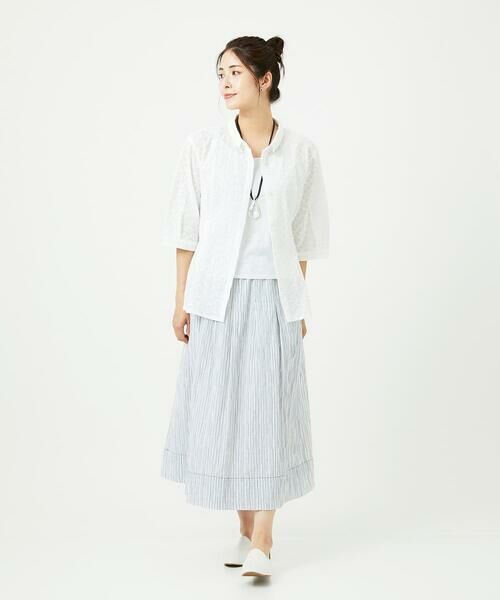 GIANNI LO GIUDICE / ジャンニ・ロ・ジュディチェ シャツ・ブラウス | [洗える]トライアングルレースブラウス | 詳細26