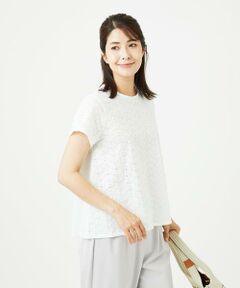 GIANNI LO GIUDICE / ジャンニ・ロ・ジュディチェ シャツ・ブラウス | [洗える]トライアングルレースカットソー