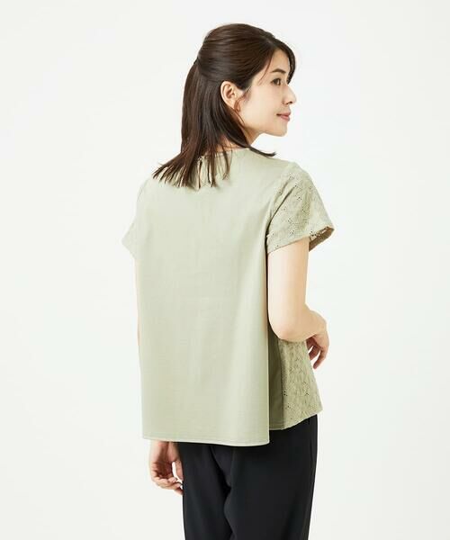 GIANNI LO GIUDICE / ジャンニ・ロ・ジュディチェ シャツ・ブラウス | [洗える]トライアングルレースカットソー | 詳細3