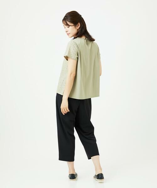 GIANNI LO GIUDICE / ジャンニ・ロ・ジュディチェ シャツ・ブラウス | [洗える]トライアングルレースカットソー | 詳細5