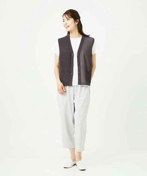 GIANNI LO GIUDICE / ジャンニ・ロ・ジュディチェ シャツ・ブラウス | [洗える]トライアングルレースカットソー | 詳細17