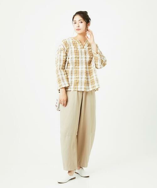 GIANNI LO GIUDICE / ジャンニ・ロ・ジュディチェ シャツ・ブラウス | [洗える]先染めブロックチェックブラウス | 詳細4