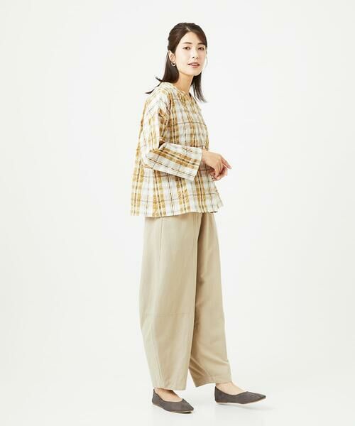 GIANNI LO GIUDICE / ジャンニ・ロ・ジュディチェ シャツ・ブラウス | [洗える]先染めブロックチェックブラウス | 詳細5