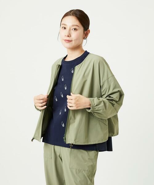 GIANNI LO GIUDICE / ジャンニ・ロ・ジュディチェ セットアップ | [撥水加工・洗える]ナイロンリぺレントブルゾン | 詳細1