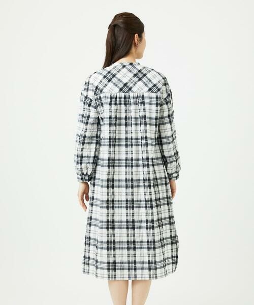 GIANNI LO GIUDICE / ジャンニ・ロ・ジュディチェ ロング・マキシ丈ワンピース | [洗える]先染めブロックチェックチェックワンピースシャツ | 詳細16