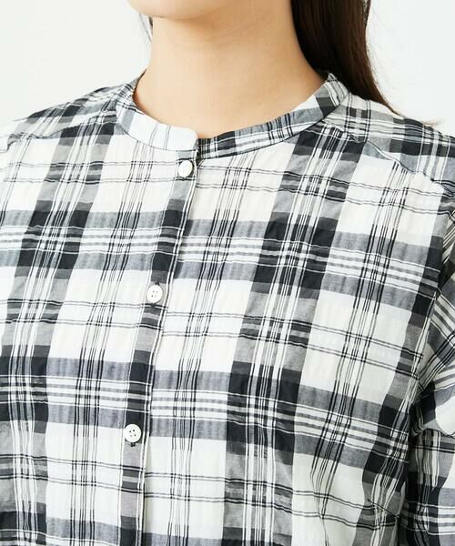 GIANNI LO GIUDICE / ジャンニ・ロ・ジュディチェ ロング・マキシ丈ワンピース | [洗える]先染めブロックチェックチェックワンピースシャツ | 詳細18