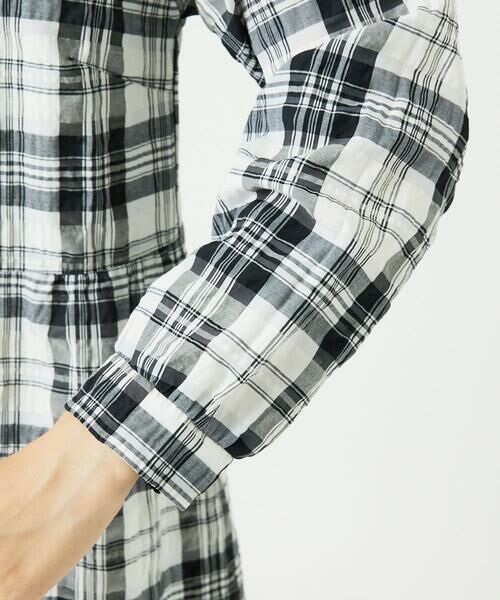 GIANNI LO GIUDICE / ジャンニ・ロ・ジュディチェ ロング・マキシ丈ワンピース | [洗える]先染めブロックチェックチェックワンピースシャツ | 詳細19