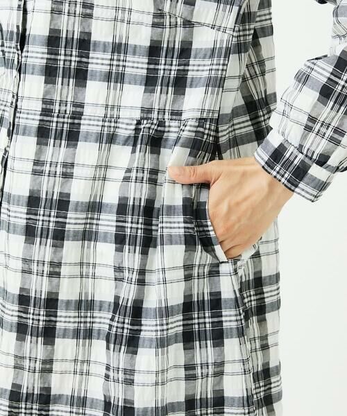 GIANNI LO GIUDICE / ジャンニ・ロ・ジュディチェ ロング・マキシ丈ワンピース | [洗える]先染めブロックチェックチェックワンピースシャツ | 詳細21