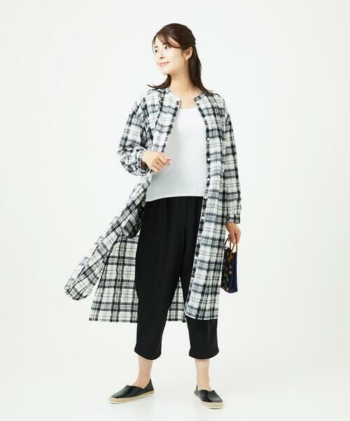 GIANNI LO GIUDICE / ジャンニ・ロ・ジュディチェ ロング・マキシ丈ワンピース | [洗える]先染めブロックチェックチェックワンピースシャツ | 詳細29