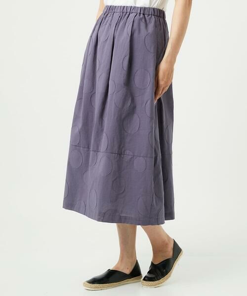 GIANNI LO GIUDICE / ジャンニ・ロ・ジュディチェ ロング・マキシ丈スカート | [洗える]ドットジャガードスカート | 詳細26