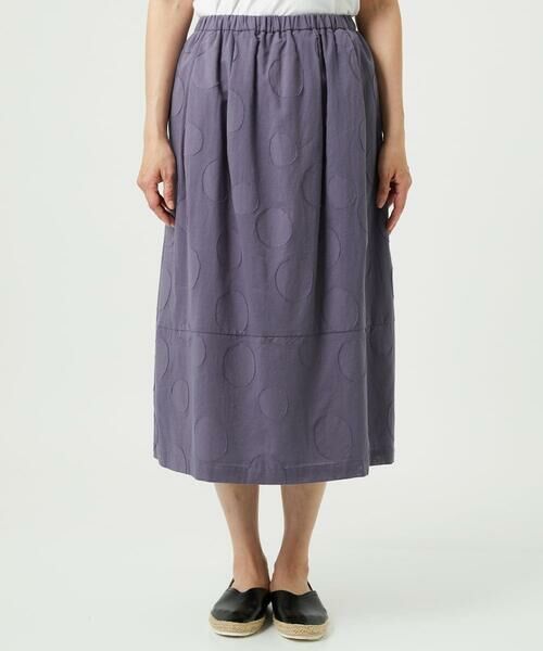 GIANNI LO GIUDICE / ジャンニ・ロ・ジュディチェ ロング・マキシ丈スカート | [洗える]ドットジャガードスカート | 詳細27