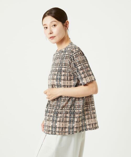 GIANNI LO GIUDICE / ジャンニ・ロ・ジュディチェ カットソー | [接触冷感・洗える]ジオメトリックプリントカットソープルオーバー | 詳細1