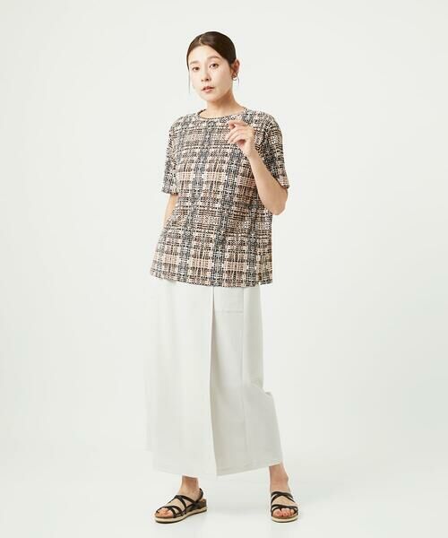 GIANNI LO GIUDICE / ジャンニ・ロ・ジュディチェ カットソー | [接触冷感・洗える]ジオメトリックプリントカットソープルオーバー | 詳細3