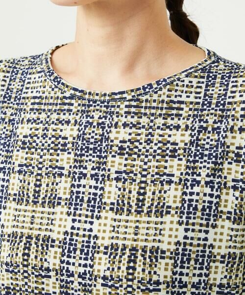 GIANNI LO GIUDICE / ジャンニ・ロ・ジュディチェ カットソー | [接触冷感・洗える]ジオメトリックプリントカットソープルオーバー | 詳細11