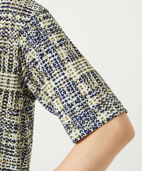 GIANNI LO GIUDICE / ジャンニ・ロ・ジュディチェ カットソー | [接触冷感・洗える]ジオメトリックプリントカットソープルオーバー | 詳細12