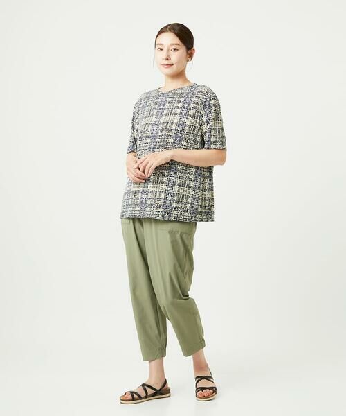 GIANNI LO GIUDICE / ジャンニ・ロ・ジュディチェ カットソー | [接触冷感・洗える]ジオメトリックプリントカットソープルオーバー | 詳細15