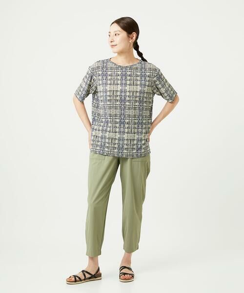 GIANNI LO GIUDICE / ジャンニ・ロ・ジュディチェ カットソー | [接触冷感・洗える]ジオメトリックプリントカットソープルオーバー | 詳細16