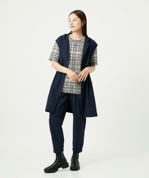 GIANNI LO GIUDICE / ジャンニ・ロ・ジュディチェ カットソー | [接触冷感・洗える]ジオメトリックプリントカットソープルオーバー | 詳細17