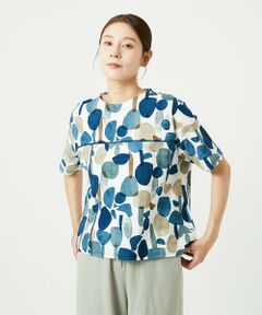 GIANNI LO GIUDICE / ジャンニ・ロ・ジュディチェ カットソー | [洗える・日本製]マッシュルームプリントカットソープルオーバー