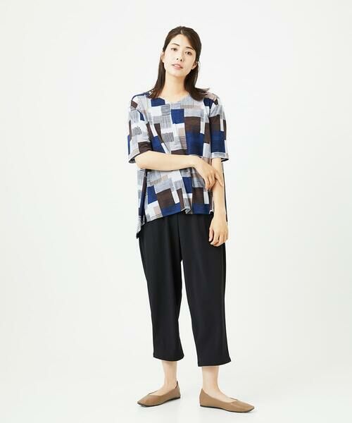 GIANNI LO GIUDICE / ジャンニ・ロ・ジュディチェ カットソー | [接触冷感・洗える]ルービックブロックプリント五分袖カットソー | 詳細16