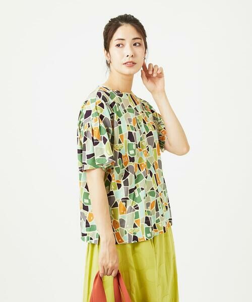 GIANNI LO GIUDICE / ジャンニ・ロ・ジュディチェ カットソー | [接触冷感・洗える・日本製]強撚コットン天竺プリントカットソー | 詳細2