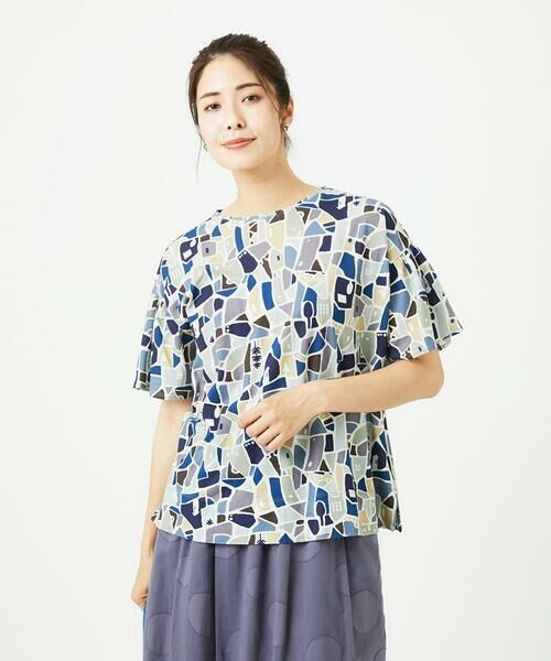 GIANNI LO GIUDICE / ジャンニ・ロ・ジュディチェ カットソー | [接触冷感・洗える・日本製]強撚コットン天竺プリントカットソー | 詳細16