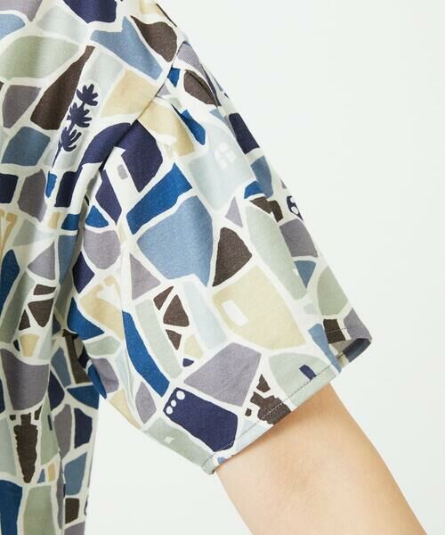 GIANNI LO GIUDICE / ジャンニ・ロ・ジュディチェ カットソー | [接触冷感・洗える・日本製]強撚コットン天竺プリントカットソー | 詳細25