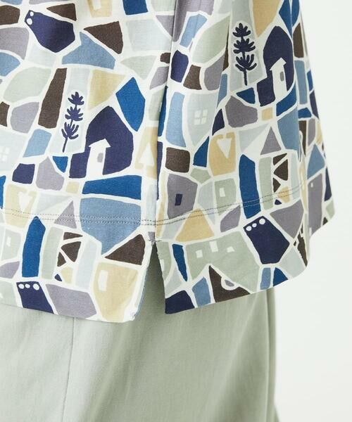 GIANNI LO GIUDICE / ジャンニ・ロ・ジュディチェ カットソー | [接触冷感・洗える・日本製]強撚コットン天竺プリントカットソー | 詳細26