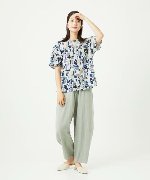 GIANNI LO GIUDICE / ジャンニ・ロ・ジュディチェ カットソー | [接触冷感・洗える・日本製]強撚コットン天竺プリントカットソー | 詳細28