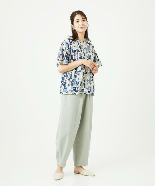 GIANNI LO GIUDICE / ジャンニ・ロ・ジュディチェ カットソー | [接触冷感・洗える・日本製]強撚コットン天竺プリントカットソー | 詳細29