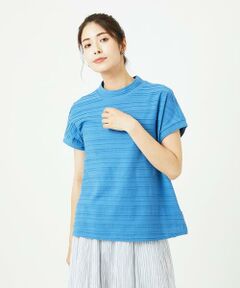 GIANNI LO GIUDICE / ジャンニ・ロ・ジュディチェ カットソー | [洗える]タックボーダージャガードカットソー