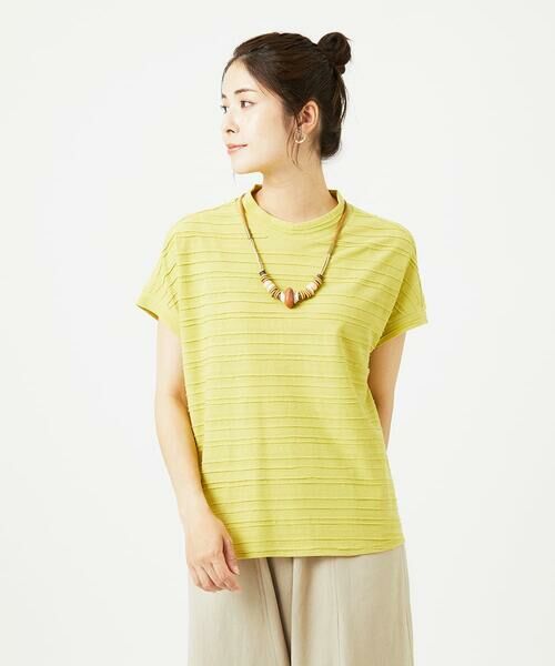 GIANNI LO GIUDICE / ジャンニ・ロ・ジュディチェ カットソー | [洗える]タックボーダージャガードカットソー | 詳細1