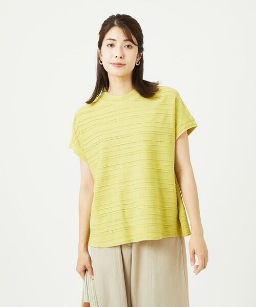 GIANNI LO GIUDICE / ジャンニ・ロ・ジュディチェ カットソー | [洗える]タックボーダージャガードカットソー | 詳細2